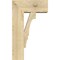 Ekena Millwork Balboa Block Rough Sawn Bracket w/ Offset Brace, Douglas Fir, 8"W x 18"D x 30"H BKT0806X18X30BOA05RDF - alternate 2